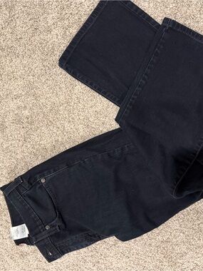 6S 515 Levi's Black Wide-Leg Women's Jeans